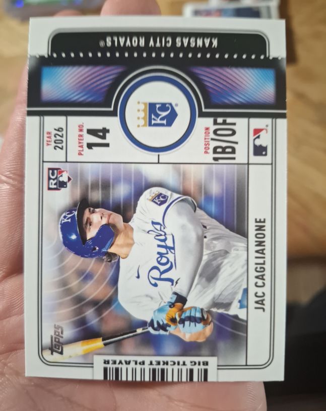 2026 Topps Series 1 Big Ticket Player #BTP-22 Jac Caglianone — front