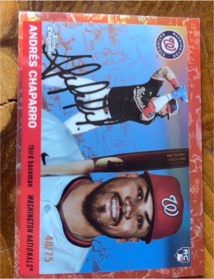 2025 Topps Chrome Platinum Anniversary #266 Andrés Chaparro — front