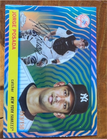 2025 Topps Chrome Platinum #422 Jorge Posada — front
