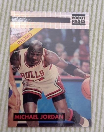 1993 Pocket Pages #48 Michael Jordan Promo — front