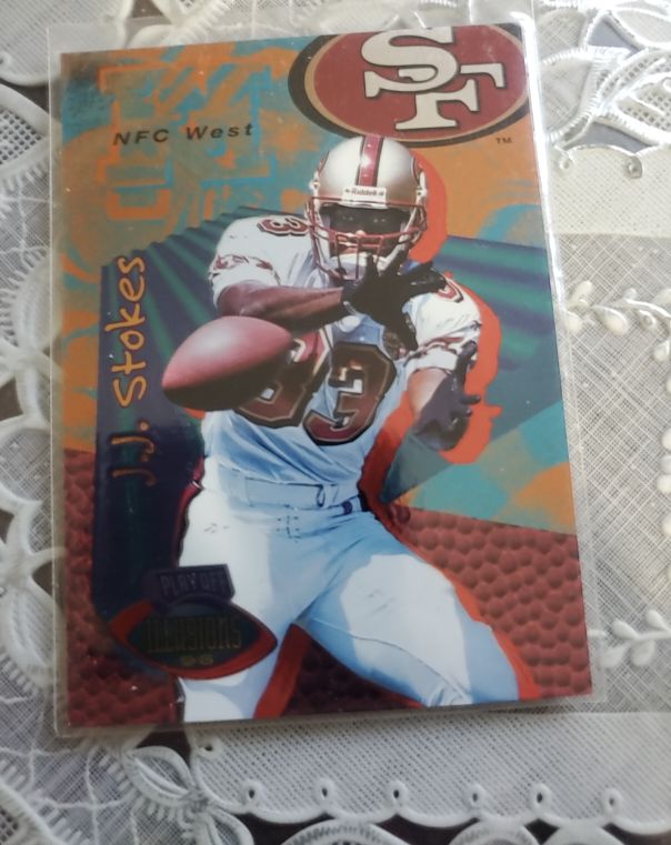 1996 Playoff Illusions Spectralusion Elite #45 J.J. Stokes — front
