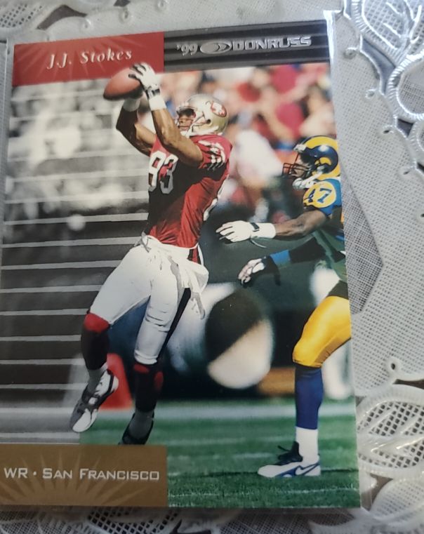 1999 Donruss #114 J.J. Stokes — front