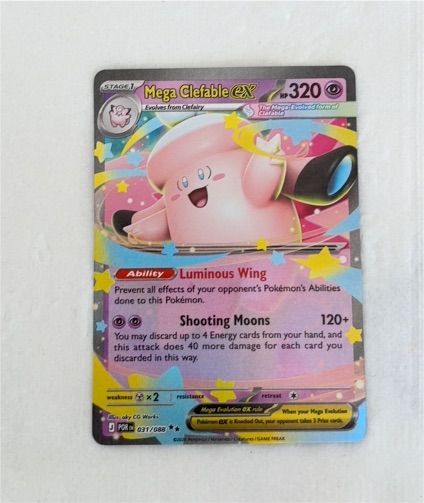 2014 Pokémon Mega Evolution Perfect Order #31 Mega Clefable ex — front