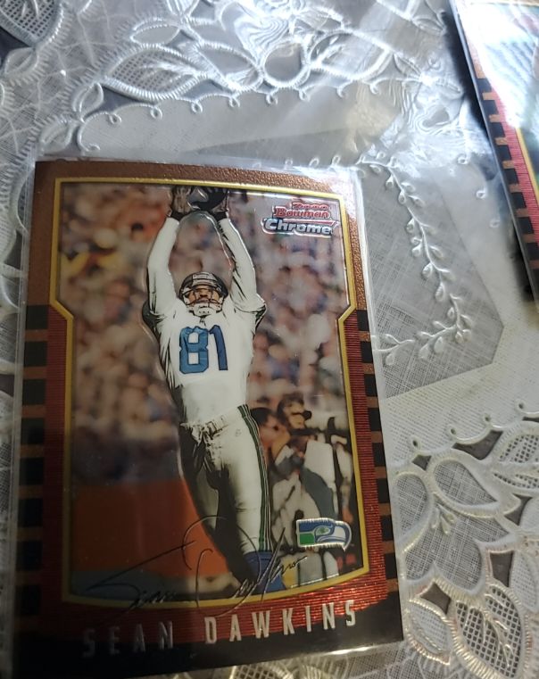 2000 Bowman Chrome #64 Sean Dawkins — front