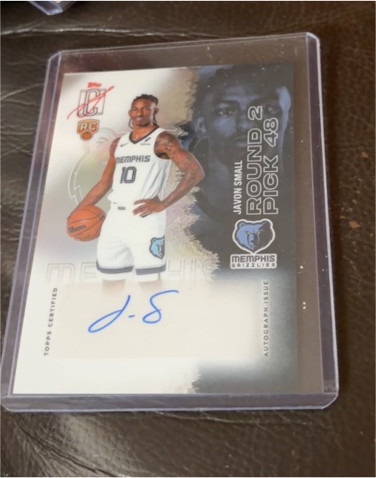 2026 Topps Signature Class #140 Javon Small — front
