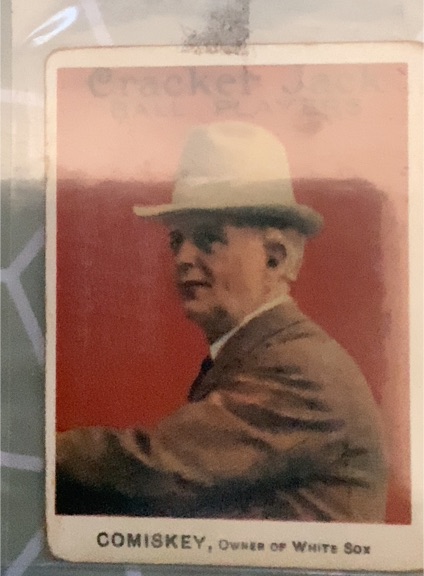 1914 Cracker Jack #23 Charles Comiskey — front
