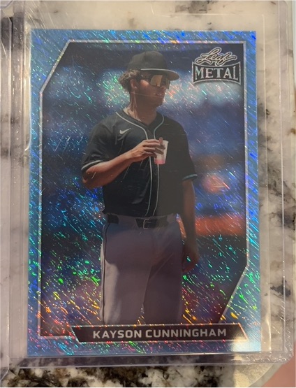 2026 Leaf Metal #109 Kayson Cunningham — front