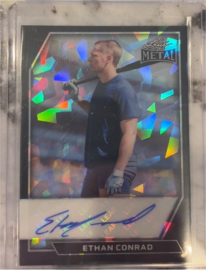 2026 Leaf Metal #BA-EC1 Ethan Conrad — front