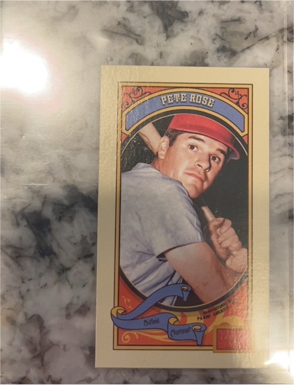 2014 Panini Golden Age Mini Hindu Brown Back #86 Pete Rose — front