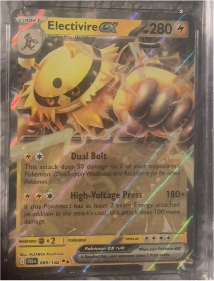 2025 Pokemon Destined Rivals #69 Electivire ex — front