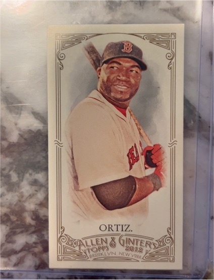 2012 Topps Allen & Ginter #35 David Ortiz — front