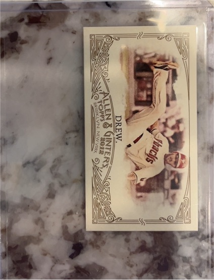 2012 Topps Allen & Ginter Mini #177 Drew — front