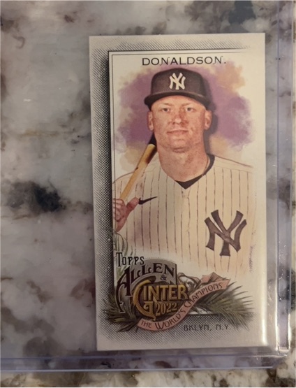 2022 Topps Allen & Ginter #10 Josh Donaldson — front