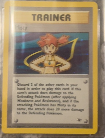 2000 Pokémon Gym Heroes #102 Misty — front