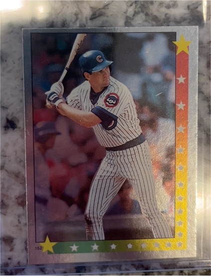1990 Topps Superstar Mini Foil #152 Ryne Sandberg — front