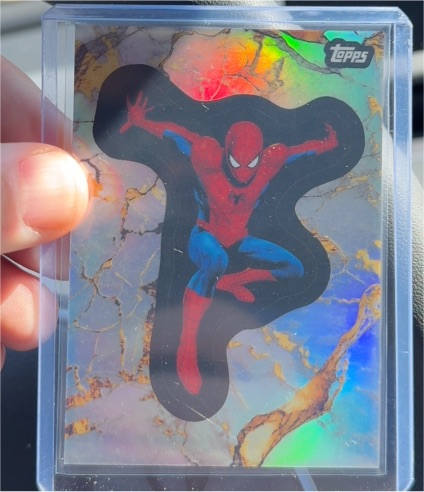 2025 Topps Marvel Comic Book Heroes 1975 Golden Anniversary #142 Spider-Man — front