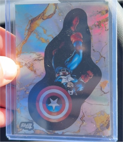 2025 Topps Marvel Comic Book Heroes #65 Captain America — front