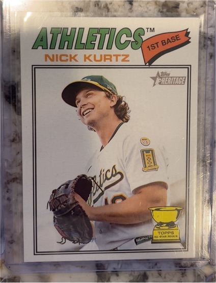 2026 Topps Heritage #275 Nick Kurtz — front