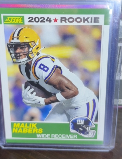 2024 Score #5 Malik Nabers — front