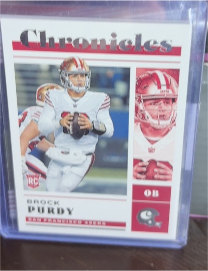 2022 Panini Chronicles #41 Brock Purdy RC San Francisco 49ers — front