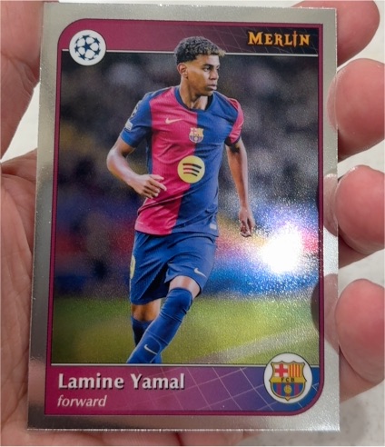 2024-25 Topps Merlin #19 Lamine Yamal — front