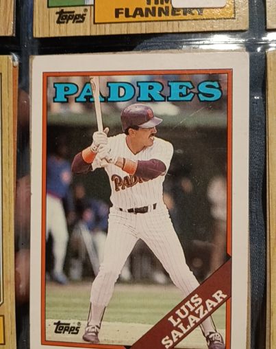 1988 Topps #276 Luis Salazar — front