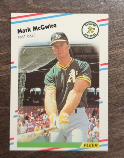 1988 Fleer #286 Mark McGwire — front