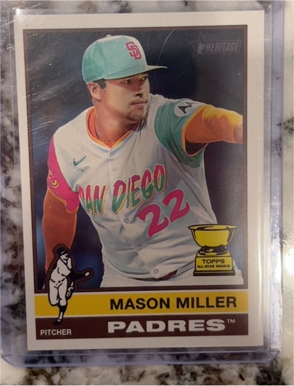 2025 Topps Heritage High Number #700 Mason Miller — front
