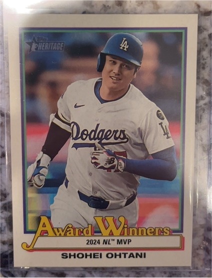 2025 Topps Heritage High Number #AW-1 Shohei Ohtani — front