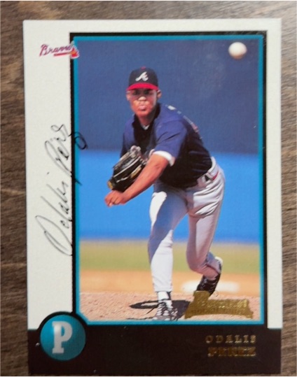 1998 Bowman #356 Odalis Perez — front