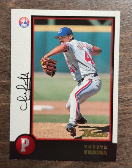 1998 Bowman #266 Ugueth Urbina — front