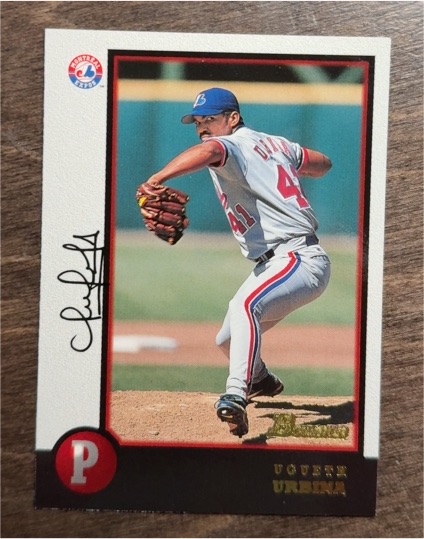 1998 Bowman #266 Ugueth Urbina — front