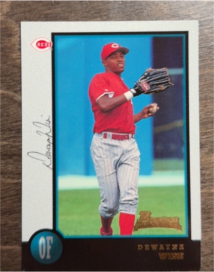 1998 Bowman #408 Dewayne Wise — front