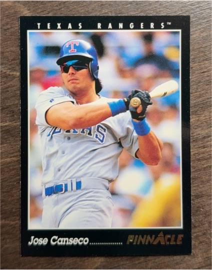 1993 Pinnacle #49 Jose Canseco — front