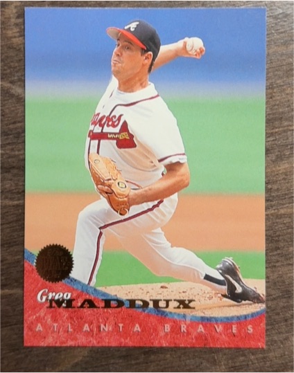 1994 Leaf #94 Greg Maddux — front