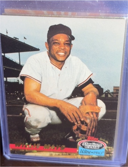 1993 Topps Stadium Club Ultra Pro #6 Willie Mays — front