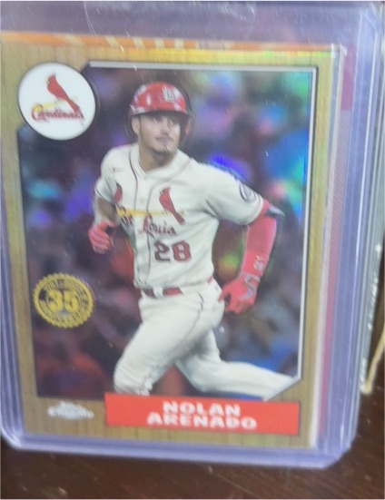 2022 Topps Chrome #87BC-5 Nolan Arenado 1987 Topps Baseball — front