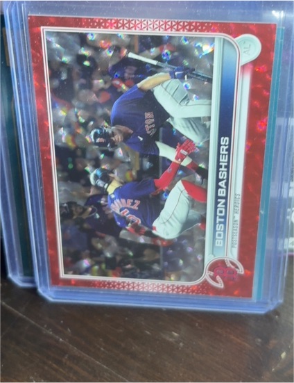 2022 Topps Series 2 Red Parallel #630 Rafael Devers — front