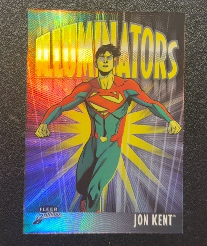 2025 Fleer Brilliants Superman Illuminators #I-9 Jon Kent — front