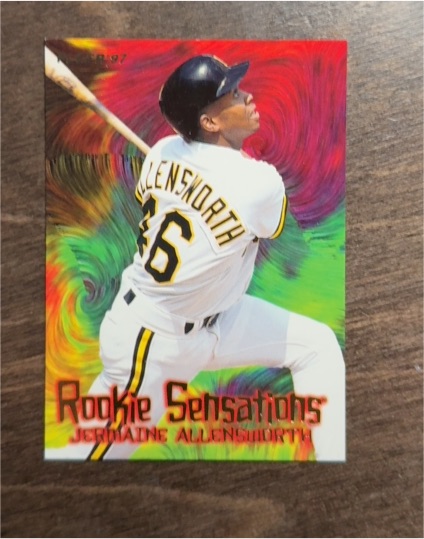 1997 Fleer Rookie Sensations #1 Jermaine Allensworth — front
