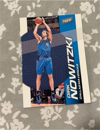 2023-24 Panini Player of the Day #86 Dirk Nowitzki — front