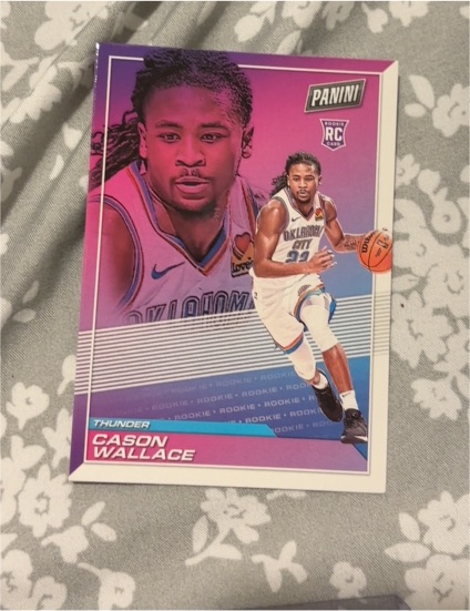 2023-24 Panini Player of the Day #53 Cason Wallace — front