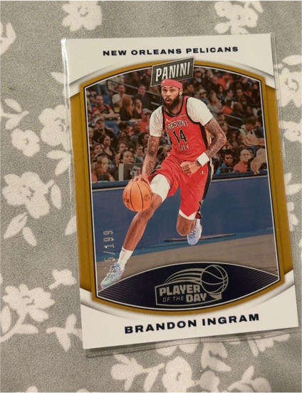 2023-24 Panini Player of the Day #30 Brandon Ingram — front
