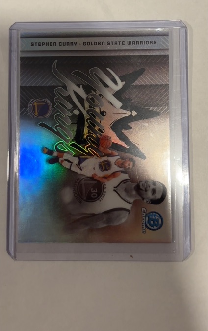 2025 Bowman Chrome #YK-4 Stephen Curry Young Kings Insert — front