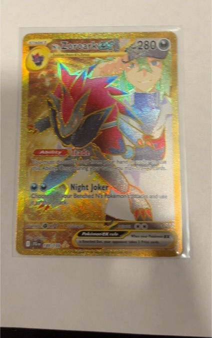 2014 Pokémon XY BREAKthrough #189 N's Zoroark EX — front