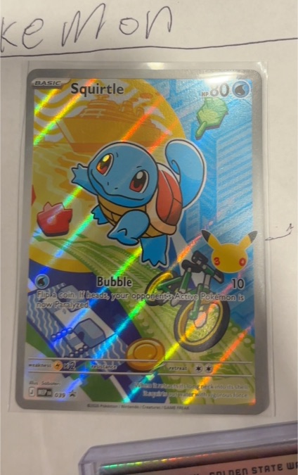 2023 Pokémon Mega Evolution Promo #039 Squirtle — front