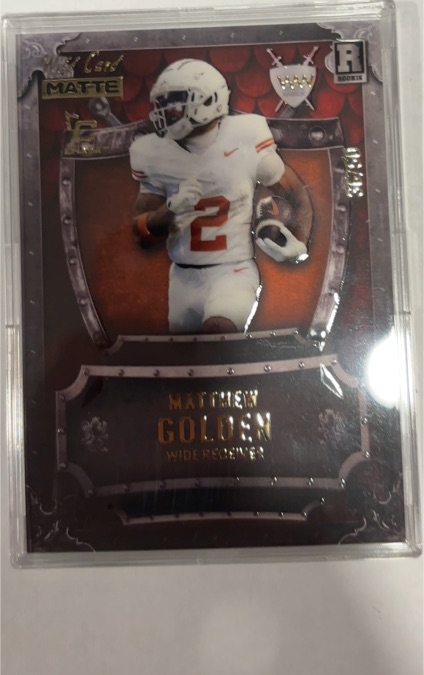 2025 Wild Card Matte Weekend Warrior #WW-MG Matthew Golden — front