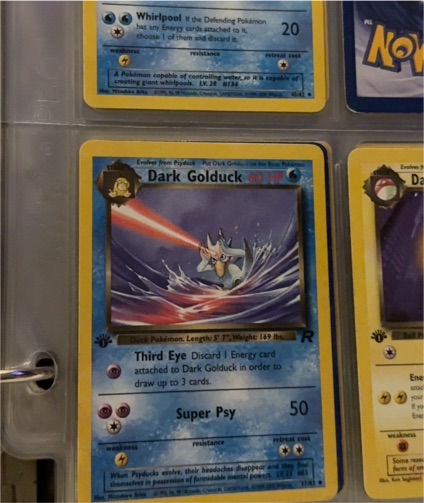 2000 Pokémon Team Rocket #37 Dark Golduck — front