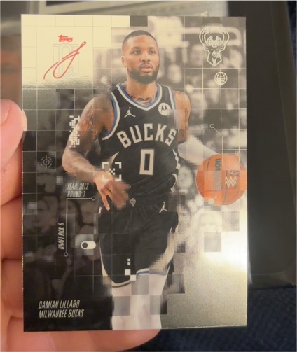 2025-26 Topps Signature Class After Image #AF-25 Damian Lillard — front