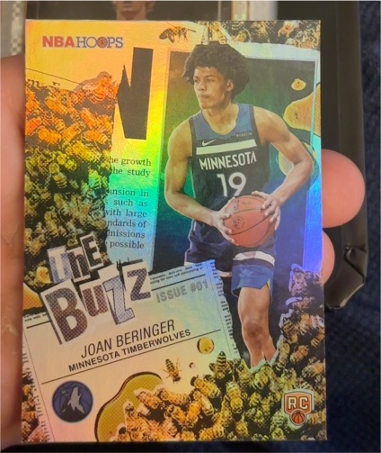 2025-26 Topps NBA Hoops The Buzz #TB-17 Joan Beringer — front